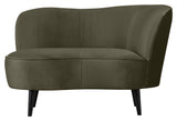 Sara Lounge sofa, høyre - varm grønn