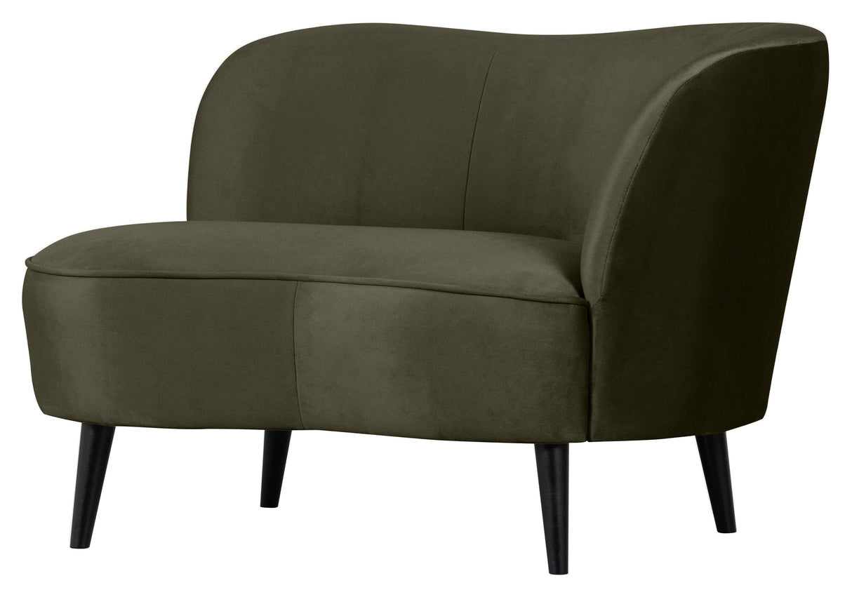 Sara Lounge sofa, høyre - varm grønn