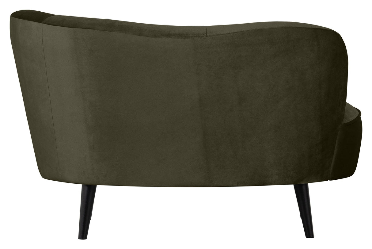 Sara Lounge sofa, høyre - varm grønn