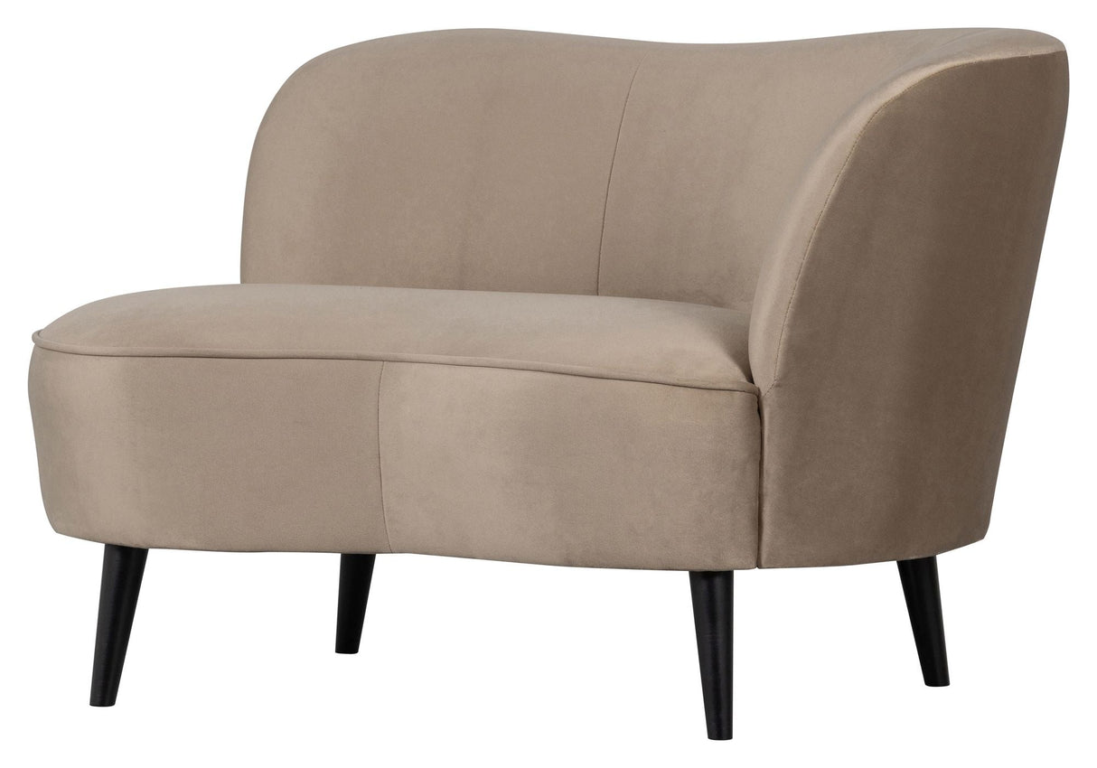 Sara Lounge sofa, høyre ansikt - Khaki Velvet