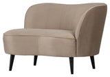 Sara Lounge sofa, høyre ansikt - Khaki Velvet