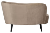 Sara Lounge sofa, høyre ansikt - Khaki Velvet