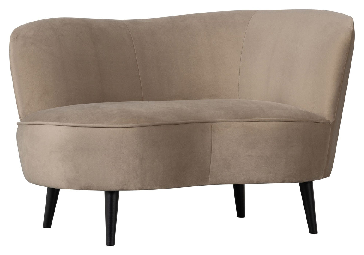 Sara Lounge sofa, høyre ansikt - Khaki Velvet