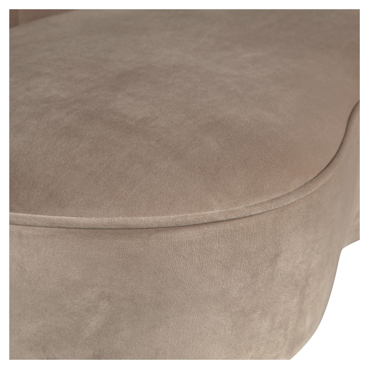 Sara Lounge sofa, høyre ansikt - Khaki Velvet