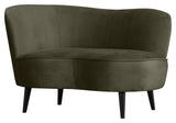 Sara Lounge sofa, venstre - varm grønn