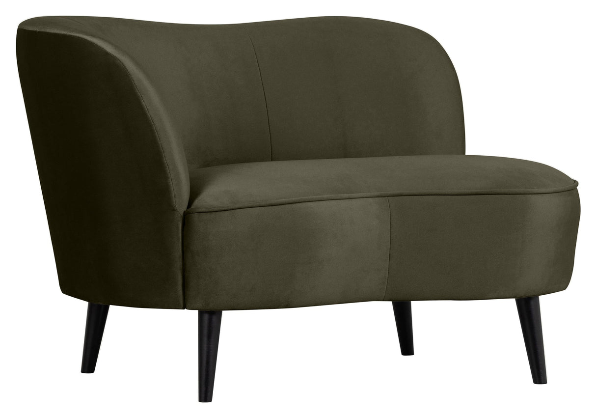 Sara Lounge sofa, venstre - varm grønn