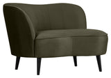 Sara Lounge sofa, venstre - varm grønn