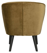 Woood Sara Lounge Chair - Army Velor