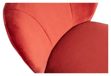 Woood Sara Lounge Chair - Raspberry Velour