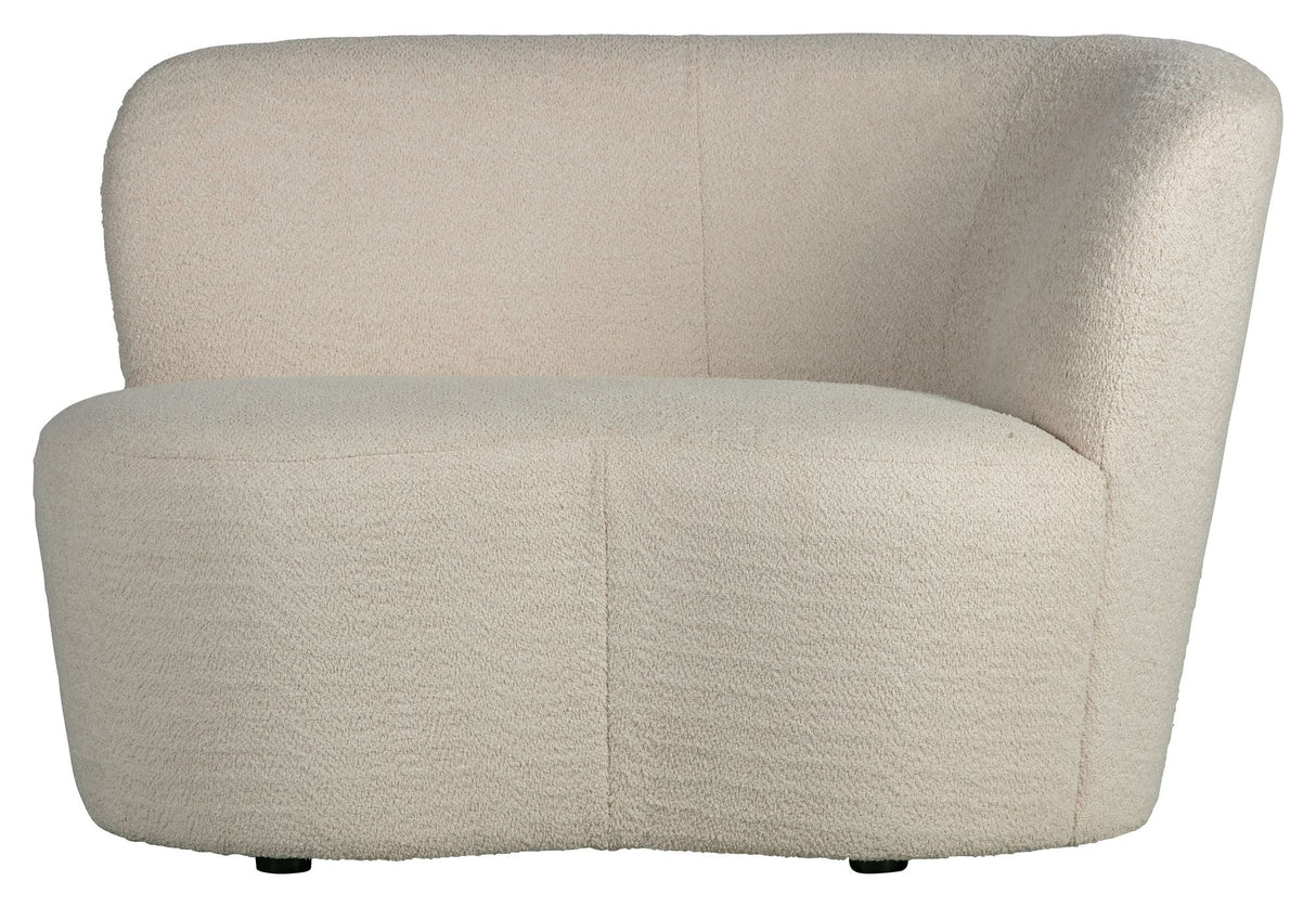 Woood Stone Lounge sofa høyre vending - krem