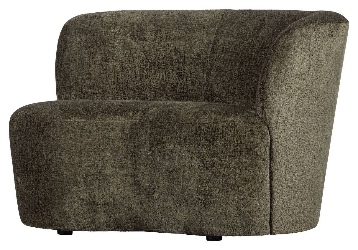 Stone Lounge sofa, høyre vendt - varmt grønt