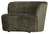 Stone Lounge sofa, høyre vendt - varmt grønt