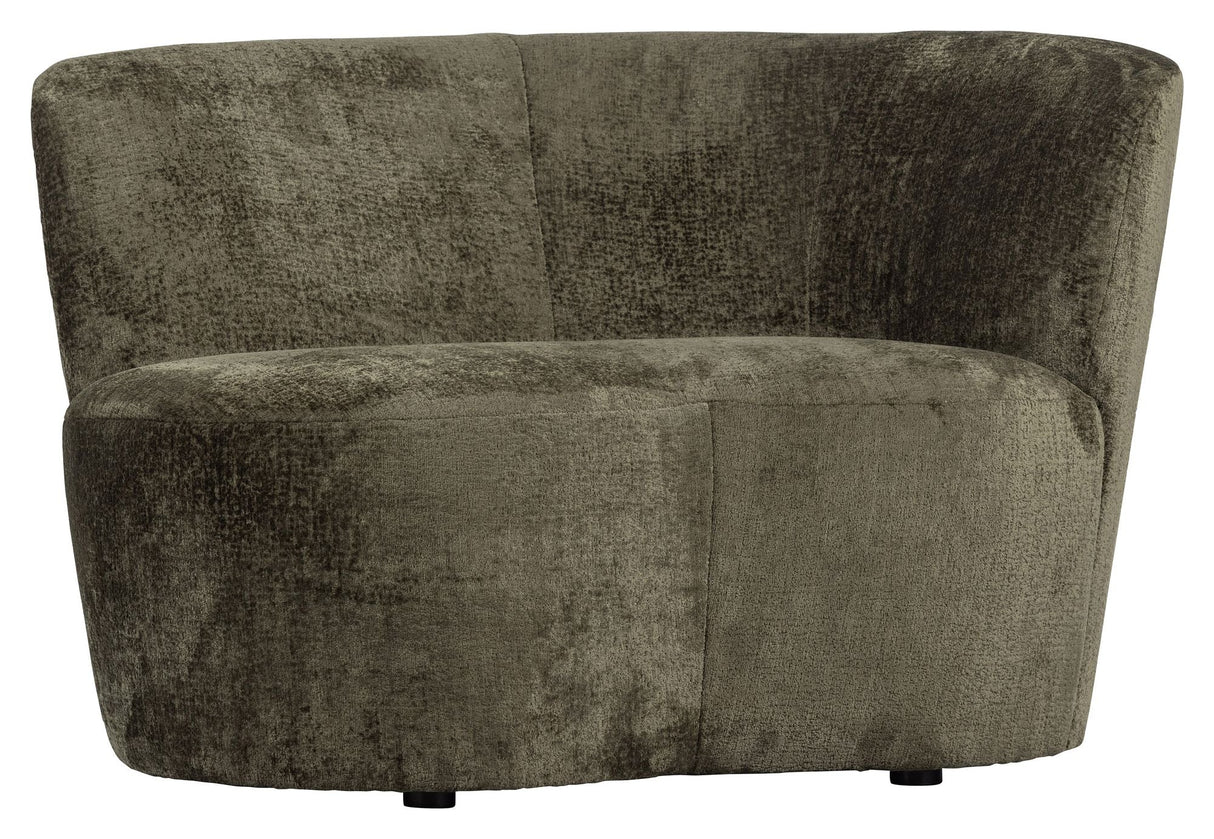 Stone Lounge sofa, høyre vendt - varmt grønt