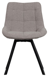 Sutton Dining Chair - Warm Grey Bouclé