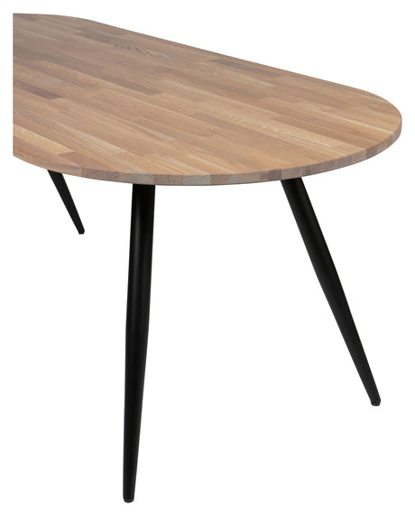 Tablo Bordplate, oval 220x90 - Eik/grå 