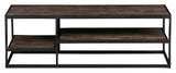 Woood Vic salongbord - teak/metall, 120x60