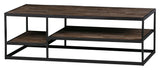 Woood Vic salongbord - teak/metall, 120x60