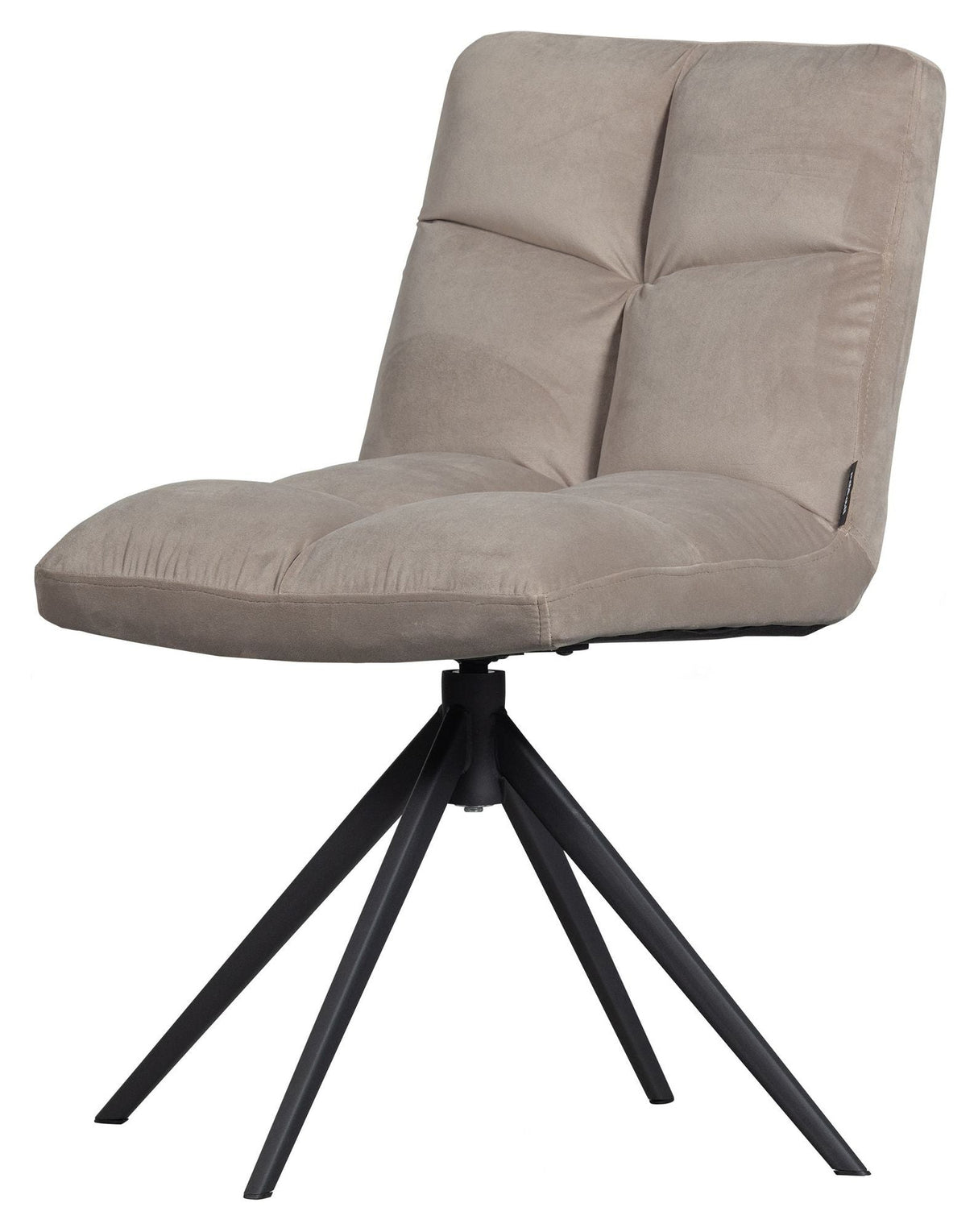 Vinny Swivel Chair, Sand Velvet