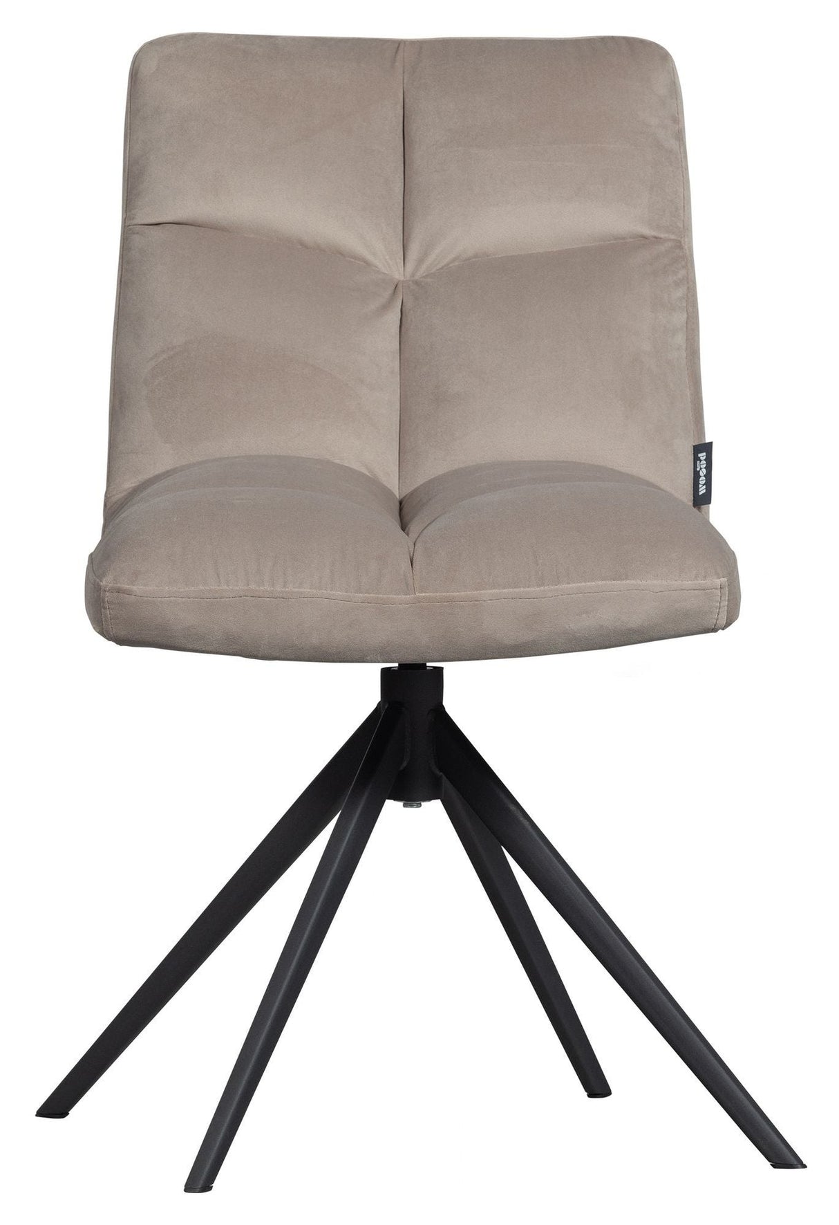 Vinny Swivel Chair, Sand Velvet