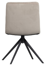 Vinny Swivel Chair, Sand Velvet