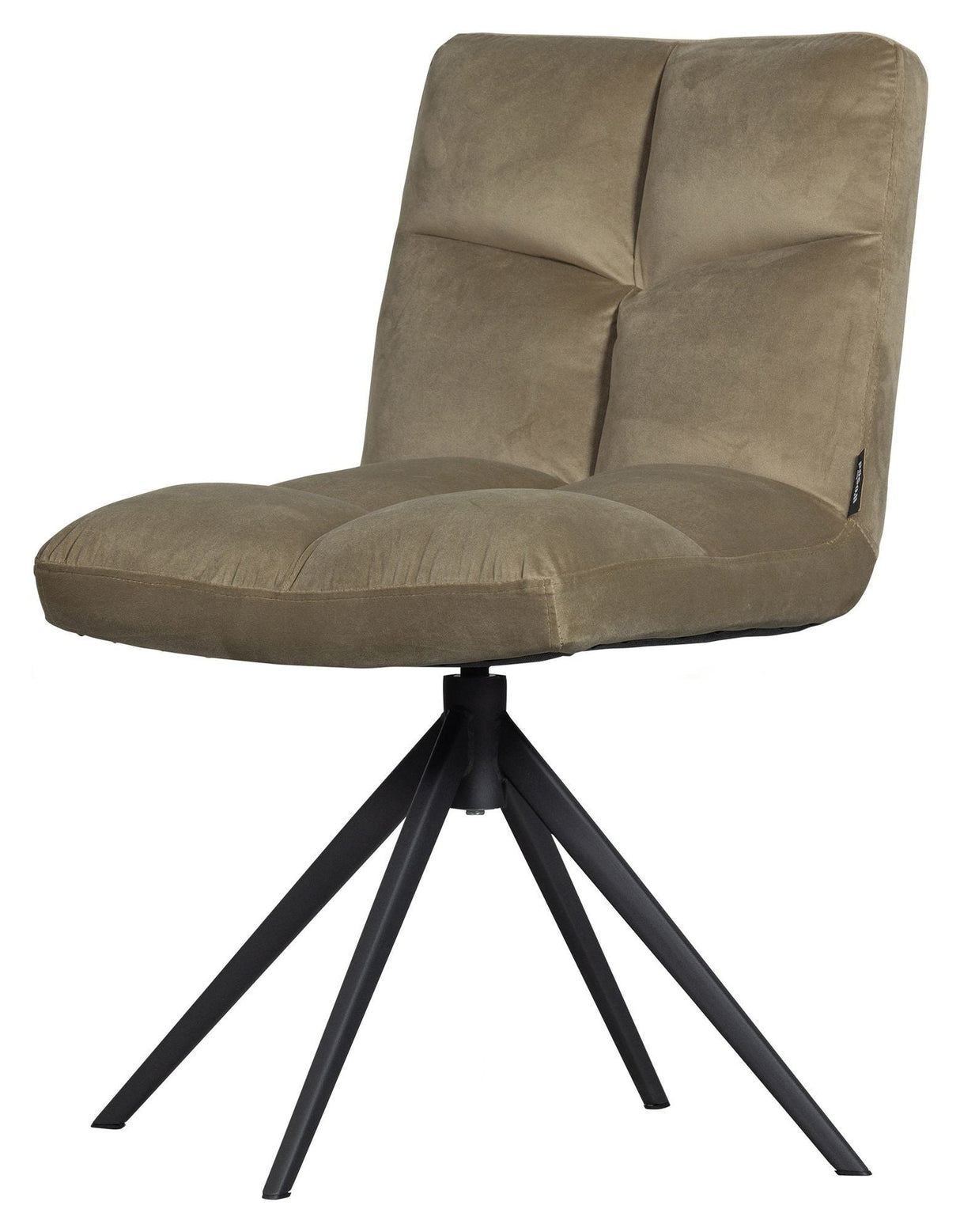 Vinny Swivel Chair, Smoke Green Velvet