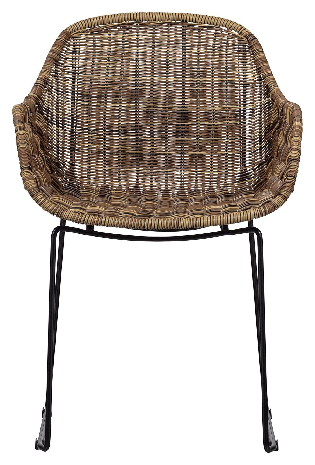 Willow Garden Chair w. Armrests, natur