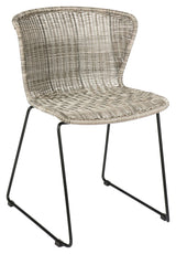 Vinger spisestol sett w. 2, Sunkissed Polyrattan