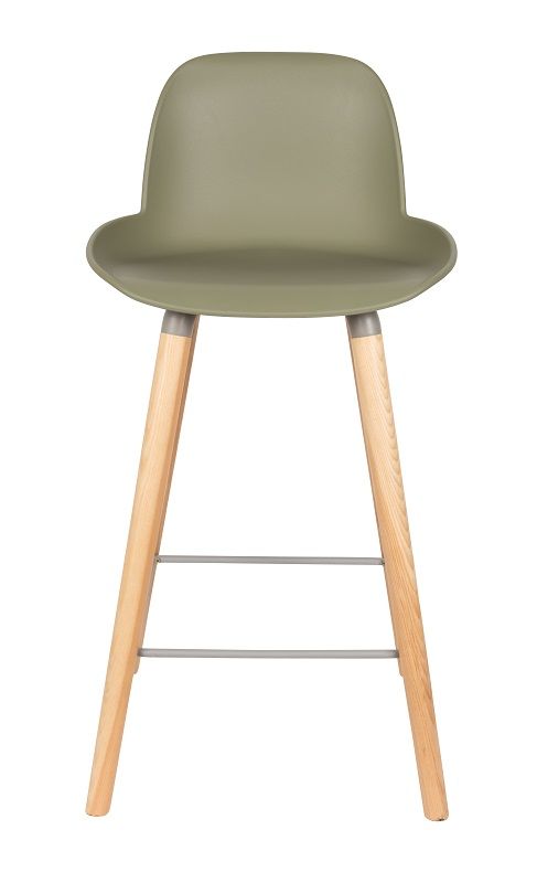 Zuiver Albert Kuip Bar Stool - Green, SH: 65cm