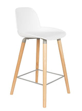 Zuiver Albert Kuip Bar Stool - White, SH: 65cm