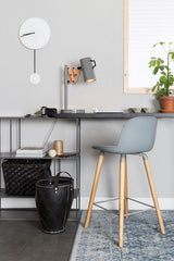 Zuiver Albert Kuip Bar Stool - Light Grey, SH: 65cm