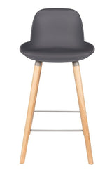 Zuiver Albert Kuip Bar Stool - Dark Grey, SH: 65cm