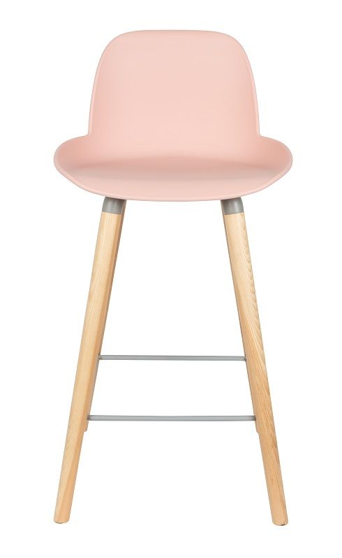 Zuiver Albert Kuip Bar Stool - Pink, SH: 65cm