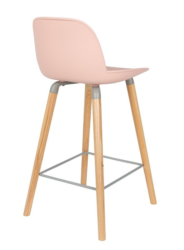 Zuiver Albert Kuip Bar Stool - Pink, SH: 65cm