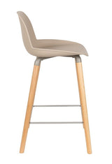 Zuiver Albert Kuip Bar Stool - Taupe, SH: 65cm