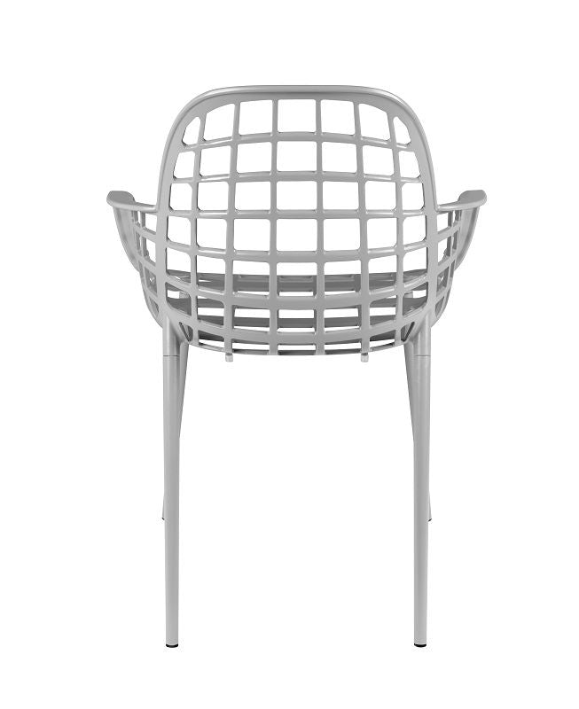 Zuiver Albert Kuip Garden Chair m/armlener - Lysegrå