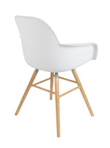 Zuiver Albert Kuip Dining Chair Armrest - White