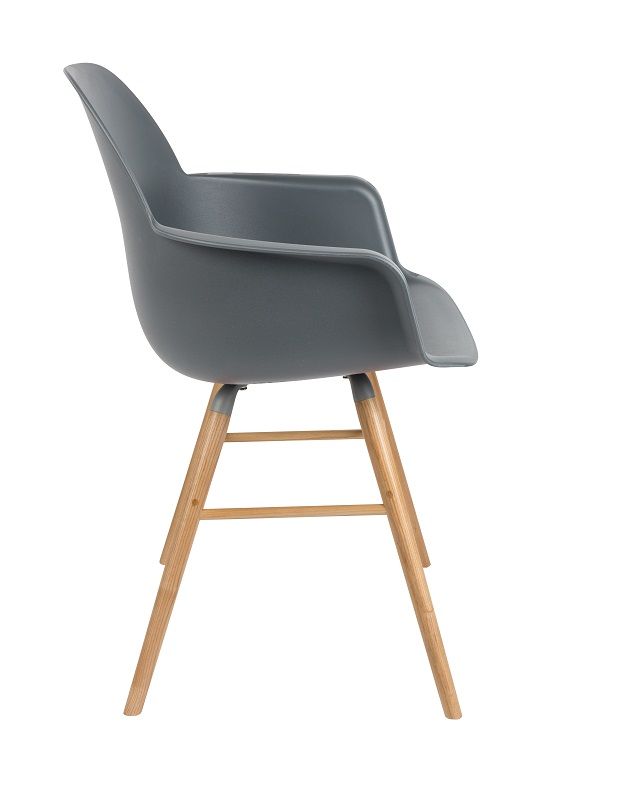 Zuiver Albert Kuip Dining Chair Armrests - Coke