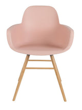 Zuiver Albert Kuip Dining Chair Armrests - Pink