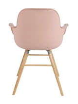 Zuiver Albert Kuip Dining Chair Armrests - Pink