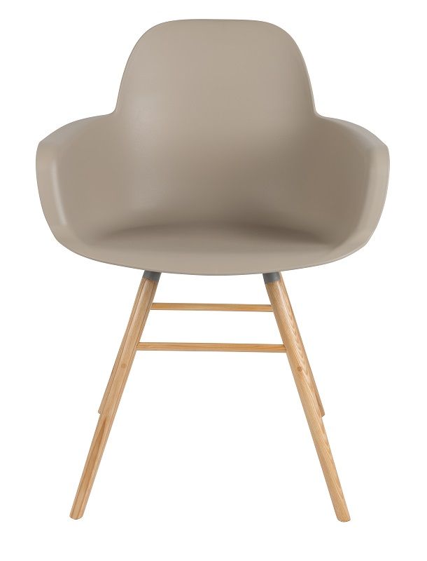 Zuiver Albert Kuip Dining Chair Armrests - Taupe