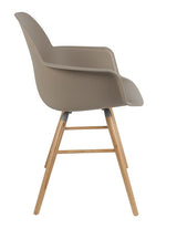 Zuiver Albert Kuip Dining Chair Armrests - Taupe