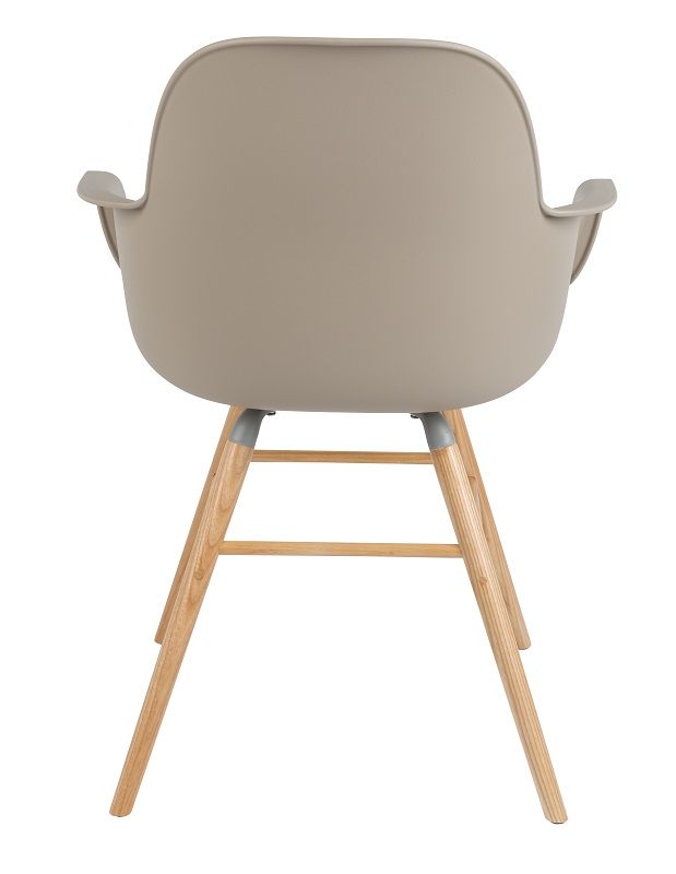 Zuiver Albert Kuip Dining Chair Armrests - Taupe