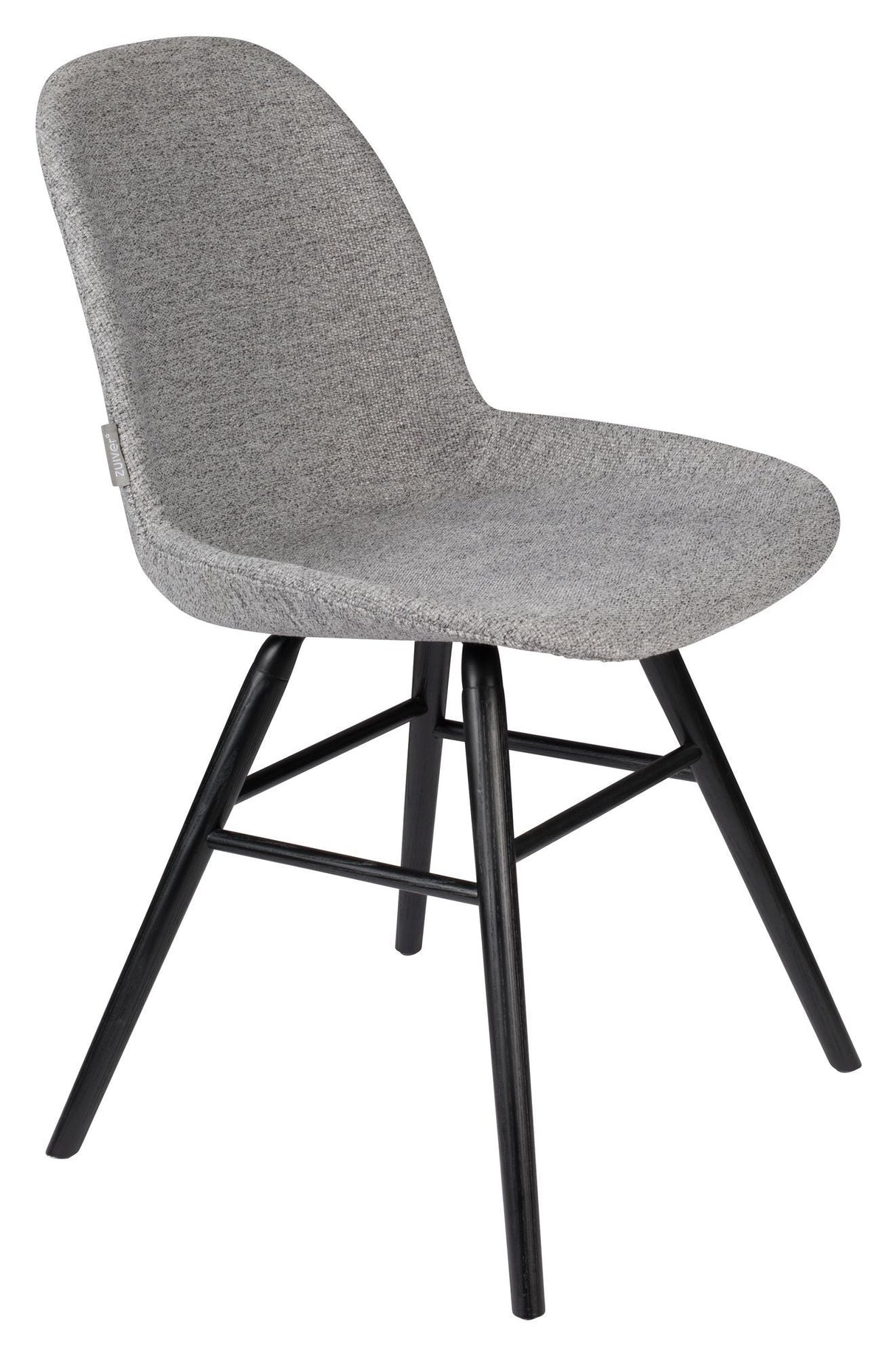 Zuiver Albert Kuip Dining Chair, Light Grey Stoff