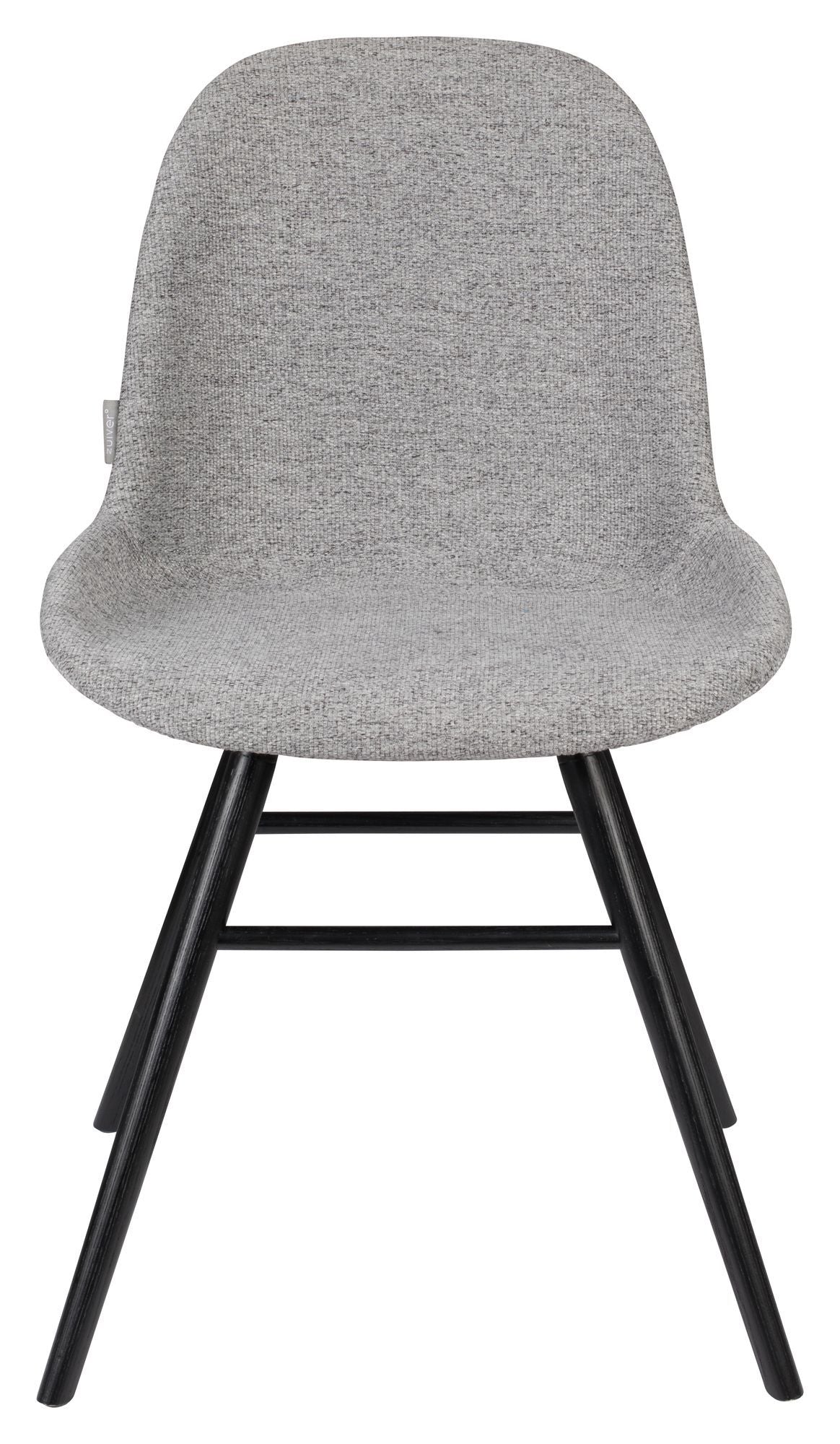 Zuiver Albert Kuip Dining Chair, Light Grey Stoff