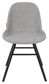 Zuiver Albert Kuip Dining Chair, Light Grey Stoff