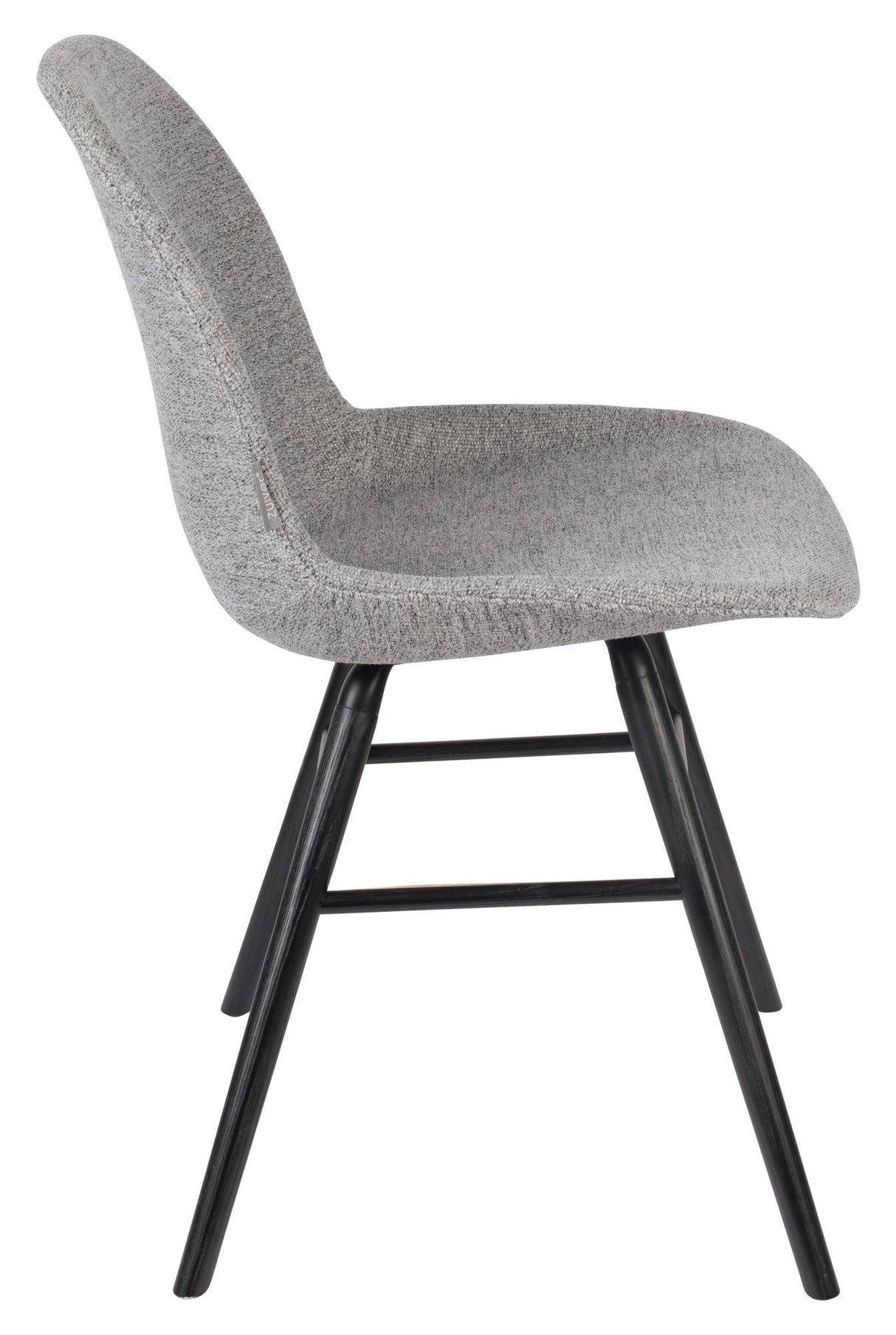 Zuiver Albert Kuip Dining Chair, Light Grey Stoff