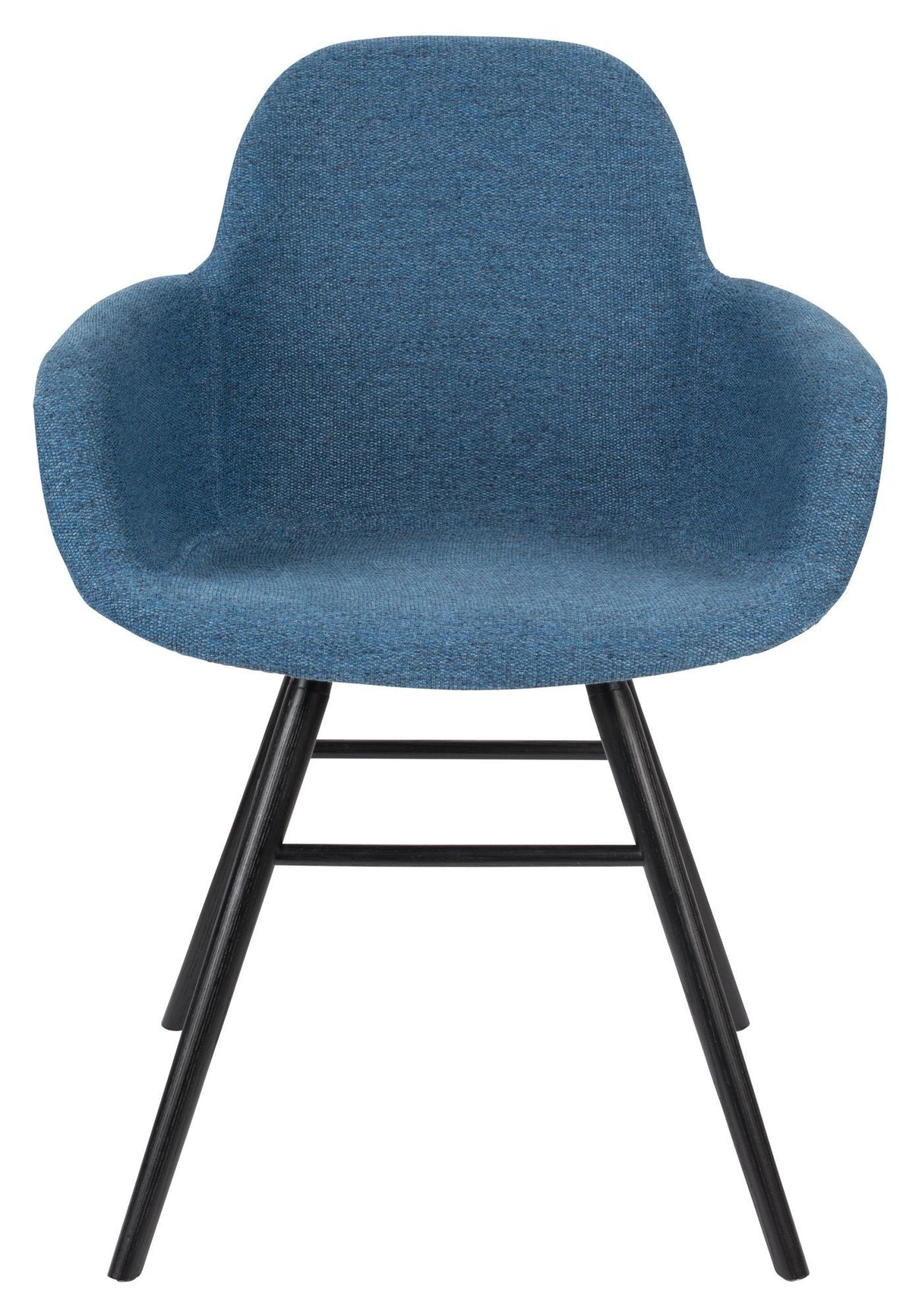 Zuiver Albert Kuip Dining Chair with Armrests - Blue