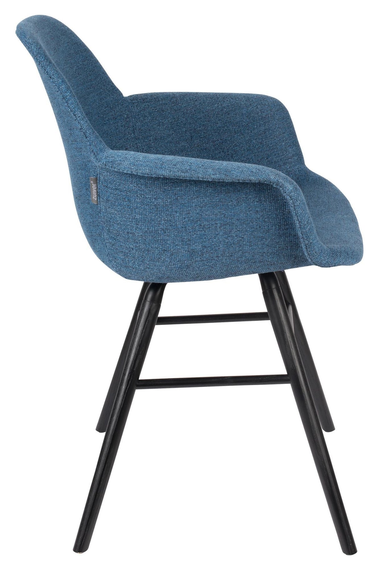 Zuiver Albert Kuip Dining Chair with Armrests - Blue