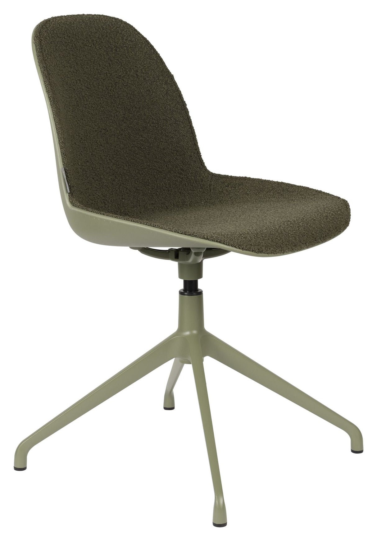 Albert Kuip Dining Chair with Swivel Foot, Green