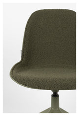 Albert Kuip Dining Chair with Swivel Foot, Green